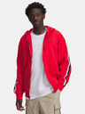 Under Armour Moški pulover  Under Armour UA Icon Heavy Rib FZ-RED