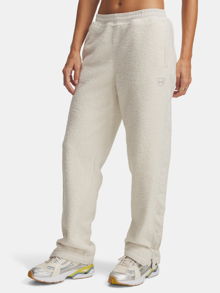 Under Armour Ženske športne hlače Under Armour UA High Pile Fleece Pants-WHT