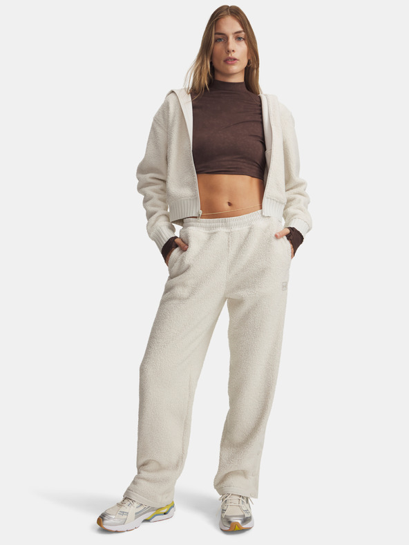 Under Armour Ženske športne hlače Under Armour UA High Pile Fleece Pants-WHT