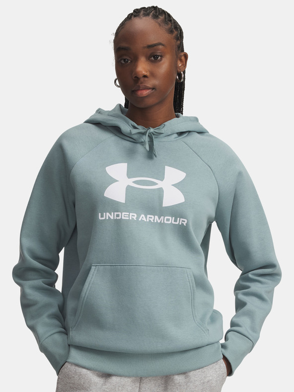 Under Armour Ženski pulover Under Armour UA Rival Fleece Big Logo HD-GRN