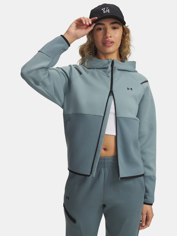 Under Armour Ženski pulover Under Armour Unstoppable Fleece FZ-GRN