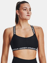 Under Armour Ženski nedrček  Under Armour UA Crossback Strappy Low-BLK