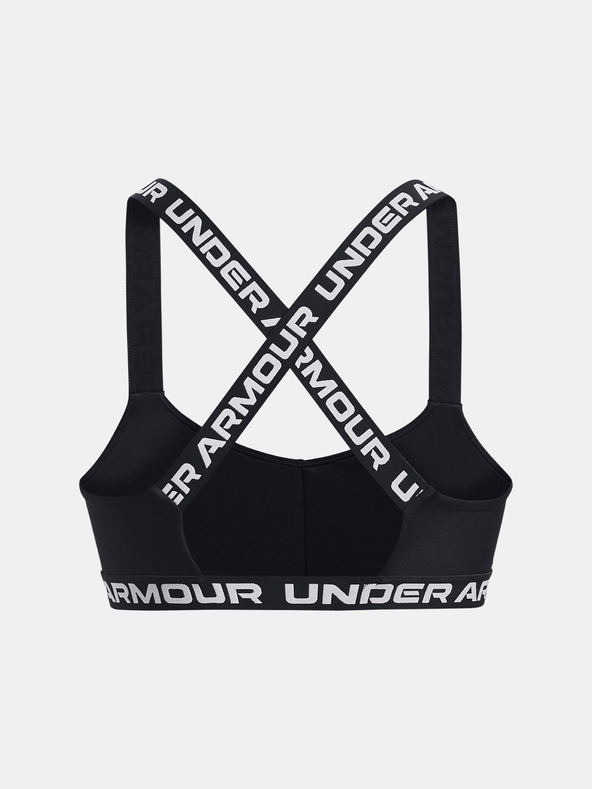 Under Armour Ženski nedrček  Under Armour UA Crossback Strappy Low-BLK