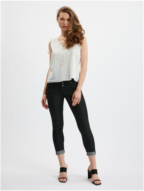 Orsay Bel ženski čipkast top ORSAY