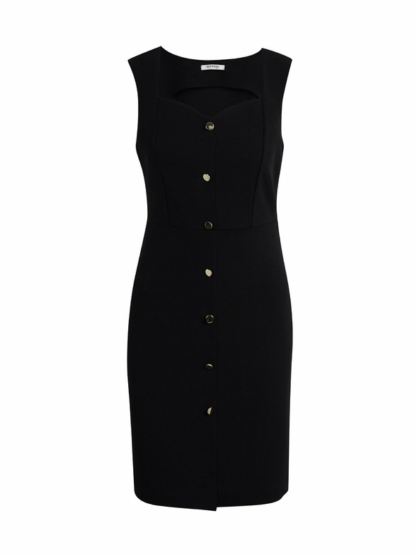 Orsay Črna ženska obleka ORSAY