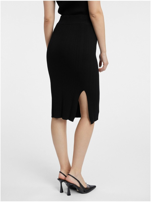 Orsay Črno žensko puloversko krilo ORSAY