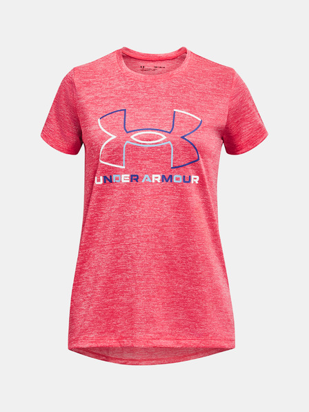Under Armour Dekliška majica Under Armour Tech BL Twist SS-PNK