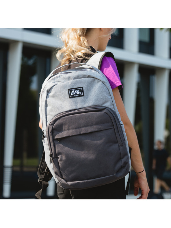 Horsefeathers Nahrbtnik Clout - gray melange