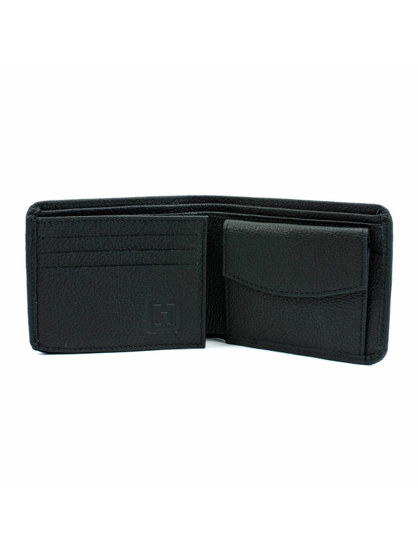 Horsefeathers Denarnica Brad - črna