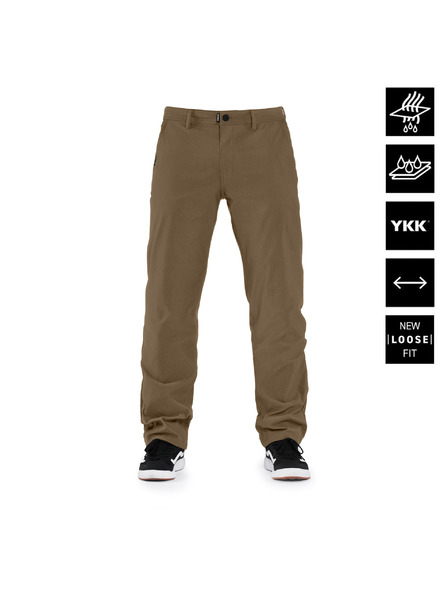 Horsefeathers Vodoodporne raztegljive hlače Reverb Loose - puščavska