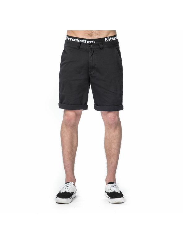 Horsefeathers Kratke hlače Macks - črna