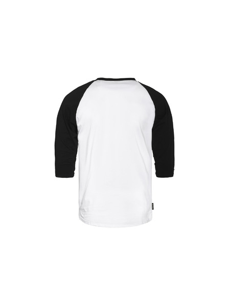 Horsefeathers Majica Rollin Raglan - white/black