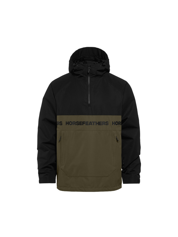 Horsefeathers Bunda Gordie - črna/olivno zelena noč