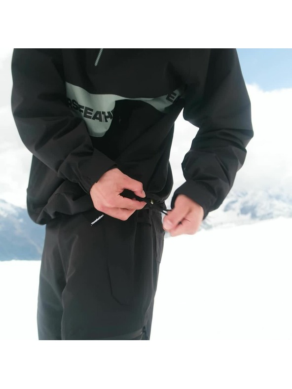 Horsefeathers Bunda Gordie - črna/zelena ledene