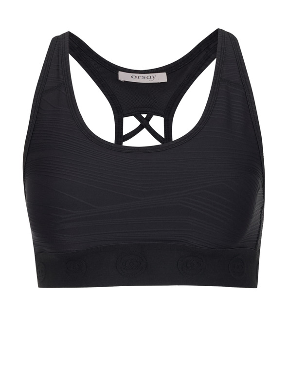 Orsay Črn ženski športni modrček ORSAY