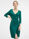 Orsay Zelena ženska obleka do kolen ORSAY