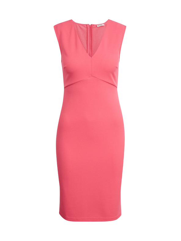 Orsay Rožnata ženska oprijeta obleka ORSAY