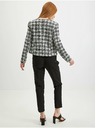 Orsay Črno-bel ženski karirast suknjič ORSAY