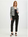 Orsay Črno-bel ženski karirast suknjič ORSAY