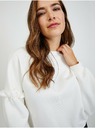Orsay Bela ženska oversize jopica z balonskimi rokavi ORSAY