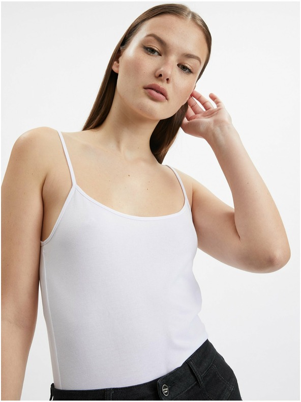 Orsay Komplet treh ženskih osnovnih majic v beli, bež in črni barvi ORSAY