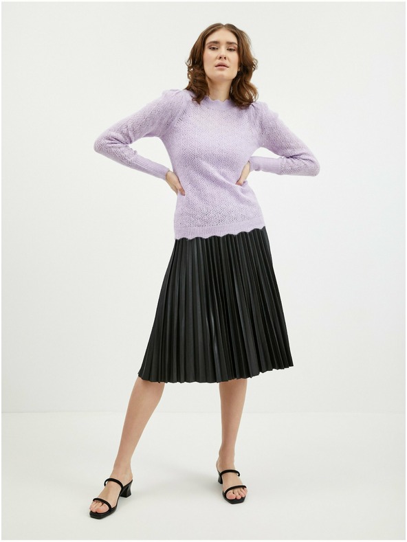 Orsay Svetlo vijoličast ženski pulover z dodatkom volne ORSAY