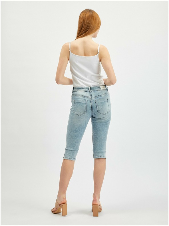 Orsay Svetlo modre skrajšane džins hlače ORSAY