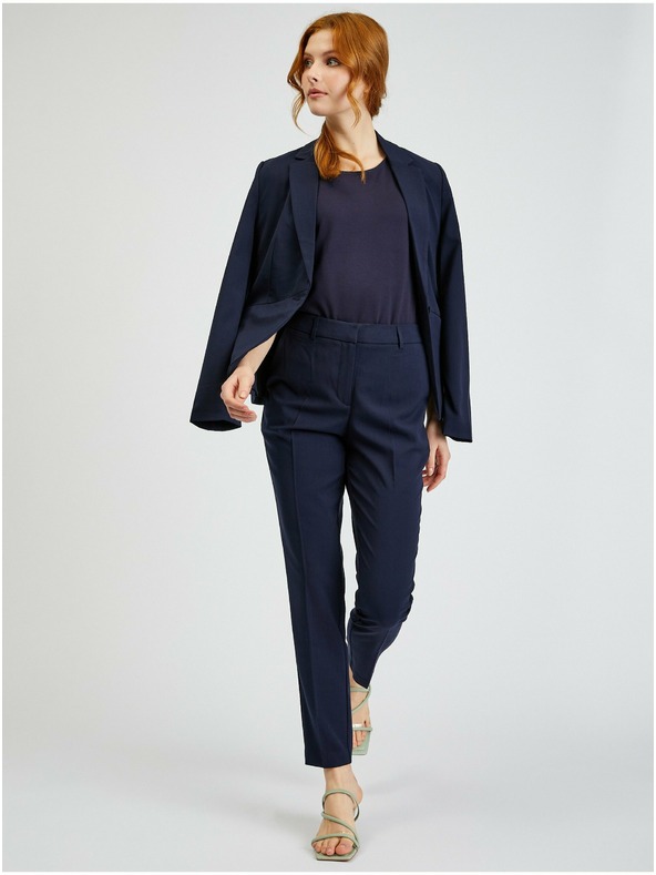 Orsay Temno modre ženske hlače ORSAY