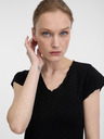 Orsay Črna ženska majica s kratkimi rokavi ORSAY