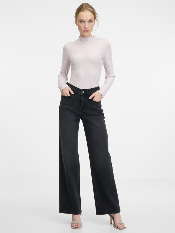 Orsay Svetlo roza ženska majica z dolgimi rokavi ORSAY