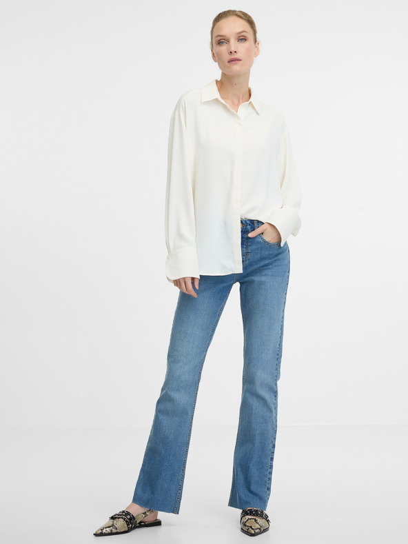 Orsay Krem ženska srajca ORSAY