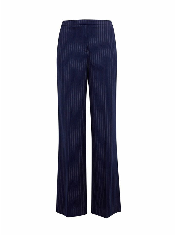 Orsay Temno modre ženske črtaste hlače ORSAY