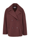 Orsay Vinsko rdeč ženski kratek plašč ORSAY
