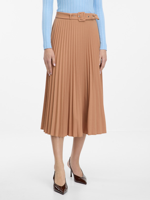 Orsay Svetlo rjavo ženska midi krilo ORSAY