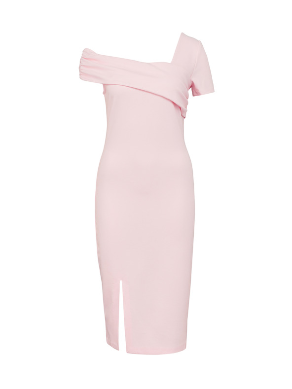 Orsay Svetlo roza ženska obleka do kolen ORSAY