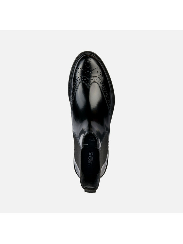 Geox Črni ženski gležnarji Geox Walk Pleasure