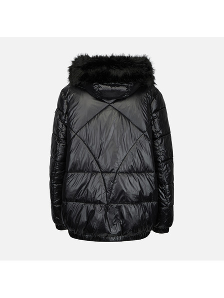 Geox Črna ženska puhasta jakna Geox Backsie