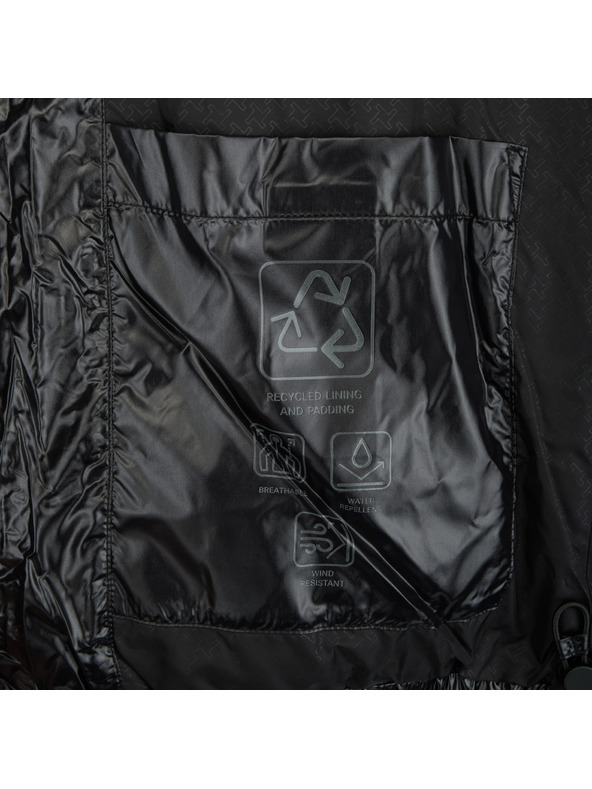 Geox Črna ženska puhasta jakna Geox Backsie