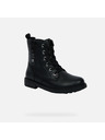 Geox Črna dekliška gležnjarska obutev Geox Eclair Girl