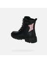 Geox Črna dekliška gležnjarska obutev Geox Casey Girl