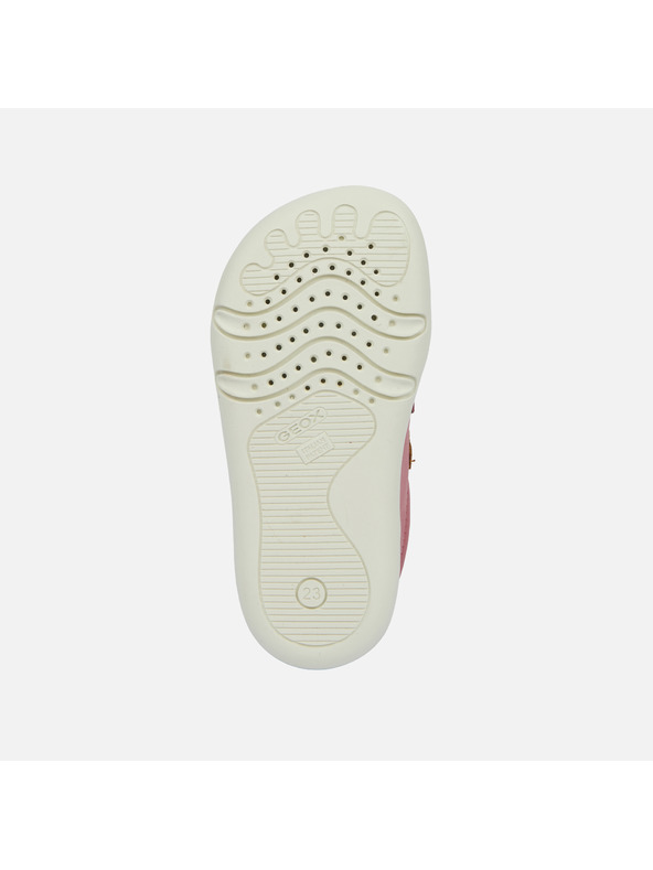 Geox Rožnati dekliški barefoot čevlji za prve korake Geox Steppieup Girl
