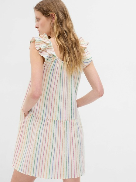 GAP Prugaste mini obleke GAP