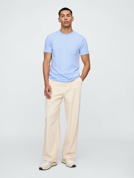 GAP Gap majica prevelike velikosti z žepom