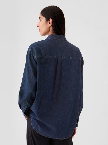 GAP Srajca Chambray Oversized Big Shirt GAP