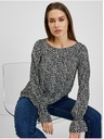 Orsay Belo-črna ženska vzorčasta bluza ORSAY
