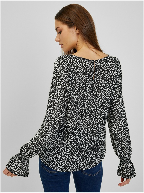 Orsay Belo-črna ženska vzorčasta bluza ORSAY
