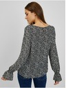 Orsay Belo-črna ženska vzorčasta bluza ORSAY