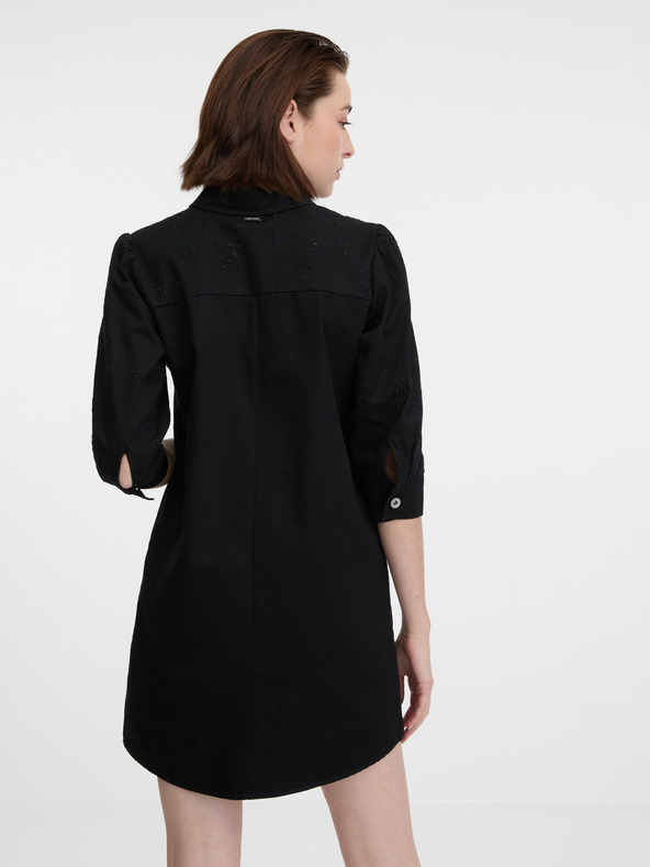 Orsay Črna ženska denim obleka ORSAY