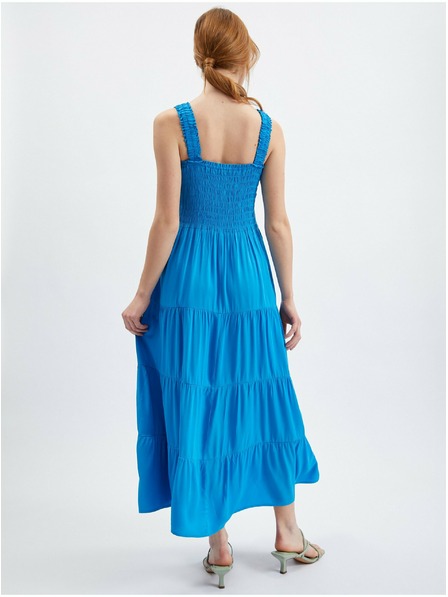 Orsay Modra ženska obleka ORSAY