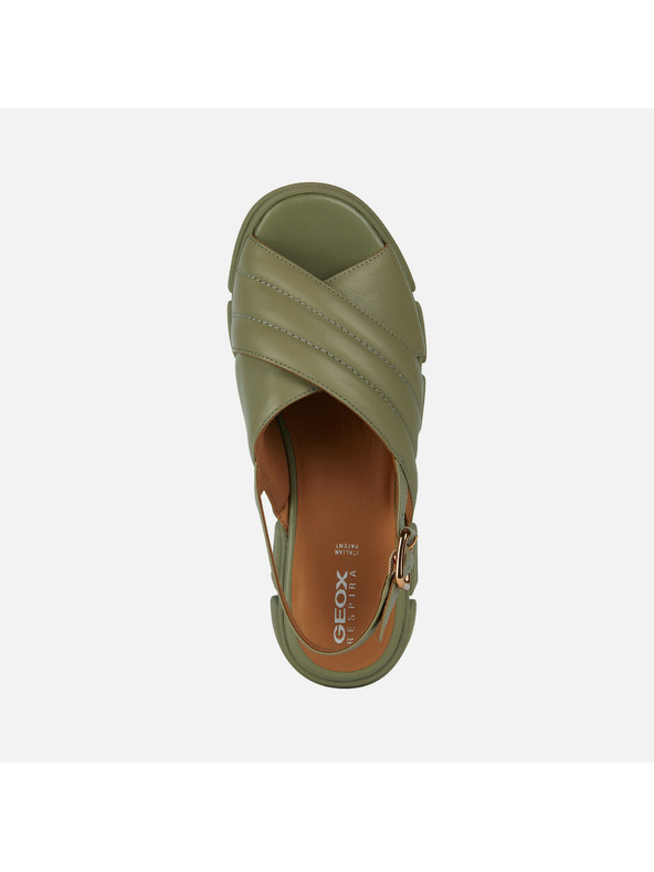 Geox Khaki ženski sandali Geox Lisbona